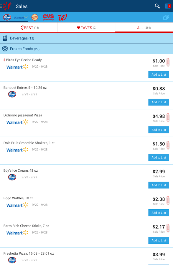 coupon savings