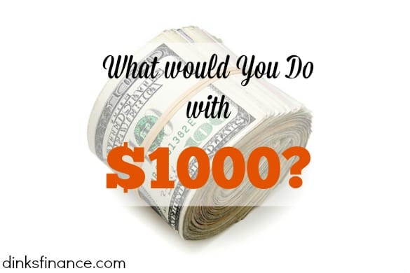 spending $1,000, spending money, money expenses