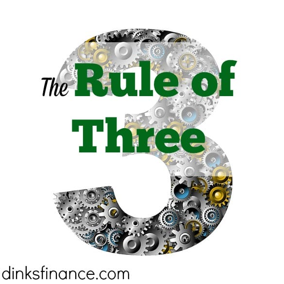 personal finance tips, rule of three in personal finance, personal finance advice