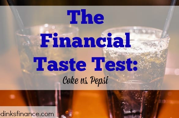 financial test, coke vs pepsi, financial taste test