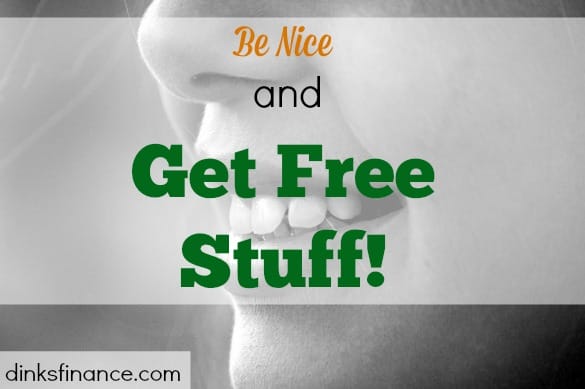 free stuff, good customer service, people-oriented