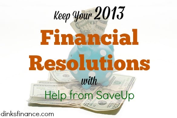 financial resolution, saveup, saving money
