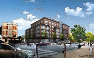 Replacing the 70s style post office building.