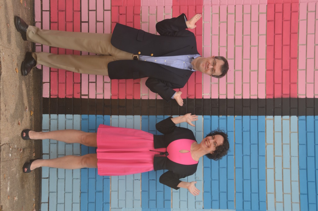 James & Miel announcing their pregnancy at 18 weeks pregnant. They are having a boy, due June 2nd.