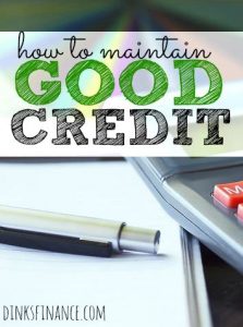 If you want to maintain good credit there are a few things you should be doing. This post from USA.gov will tell you exactly what to look out for.
