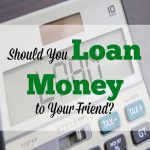 loaning money, lending money to friends, loaning cash