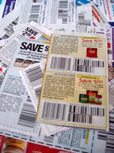 customer service desks may redeem your coupons