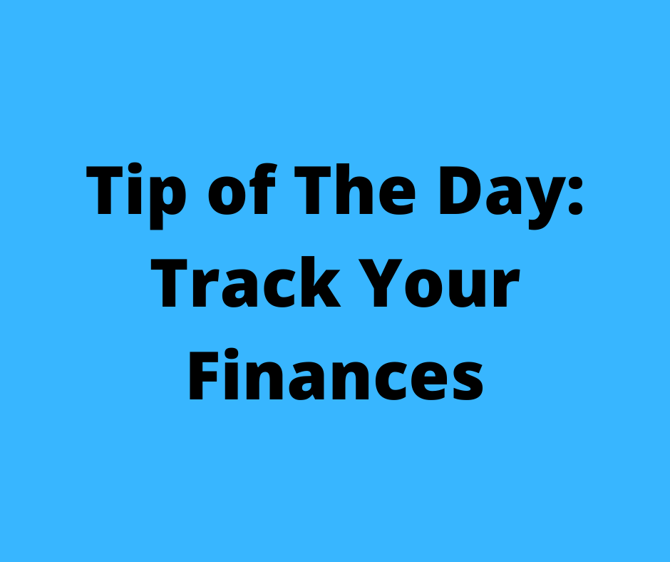 tip of the day track your finances