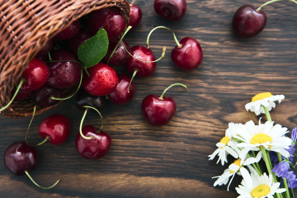 organic cherries 