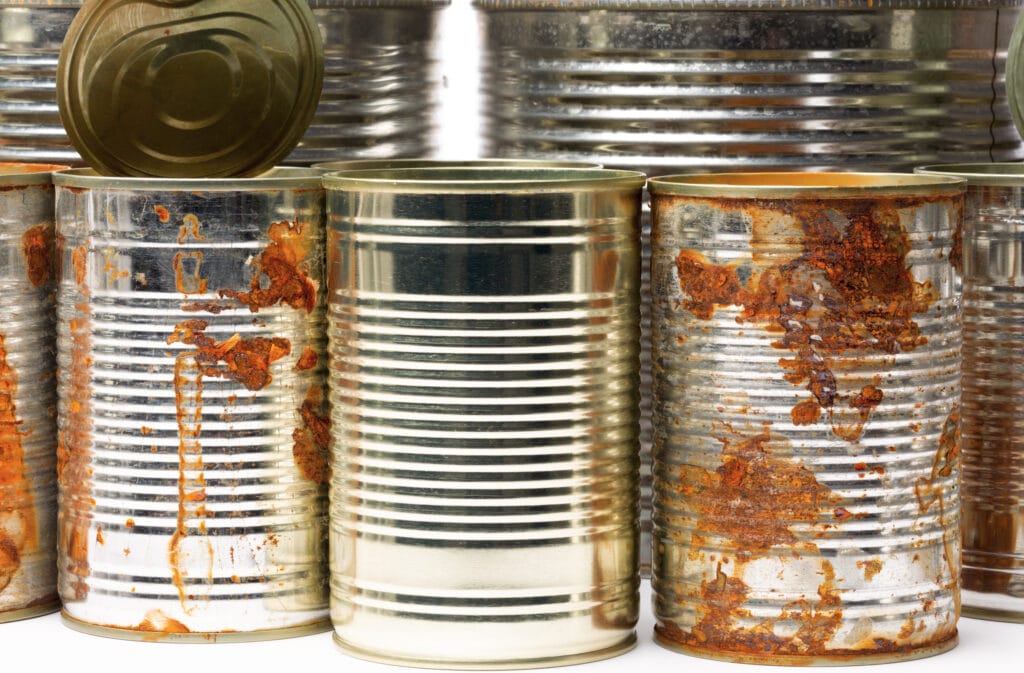 expired canned goods
