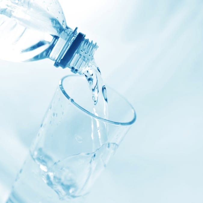 pouring water